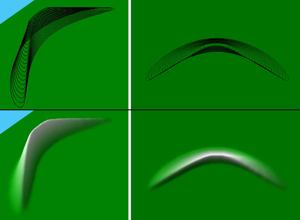 Blend shapes example