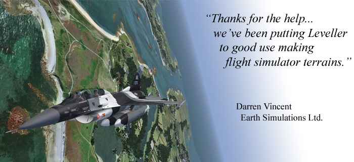 Leveller testimonial from Darren Vincent of Earth Simulations Ltd.