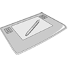 Picture of graphics tablet